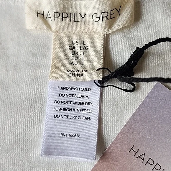 2 Womens Happily Grey Baby Tees - Picture 6 of 9